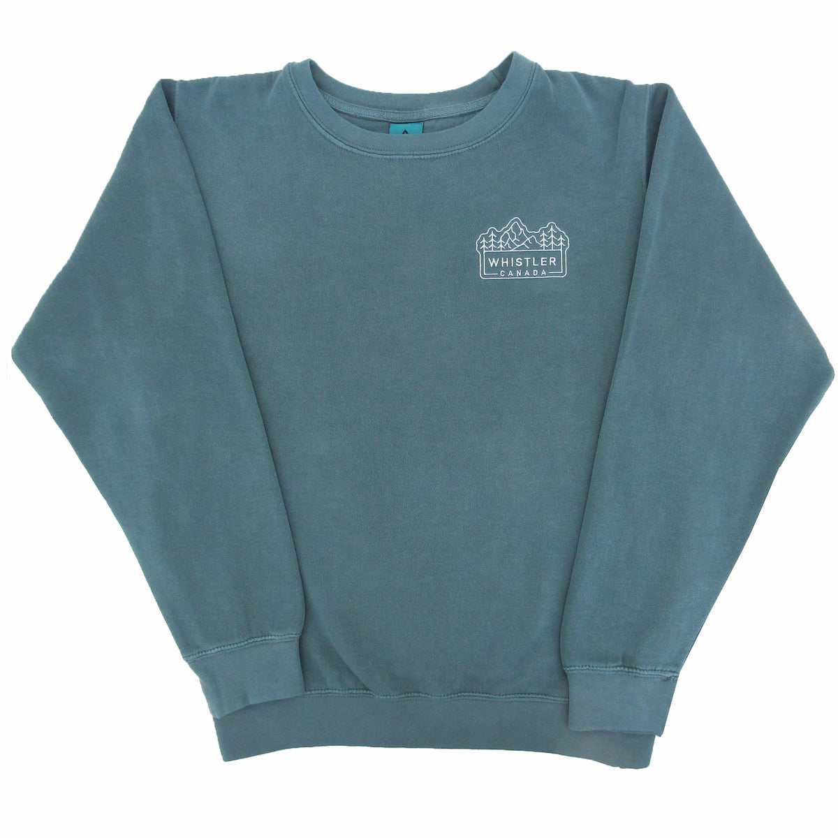 WHISTLER BADGE CREWNECK – Cool As A Moose Canada